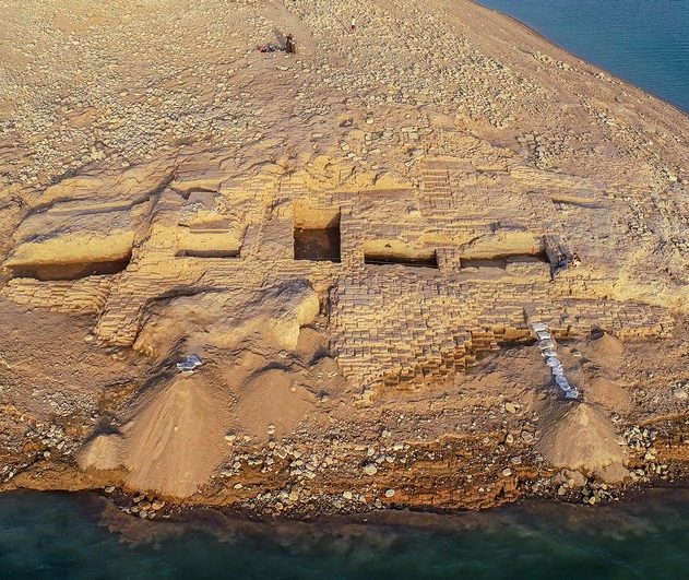 vue aerienne site