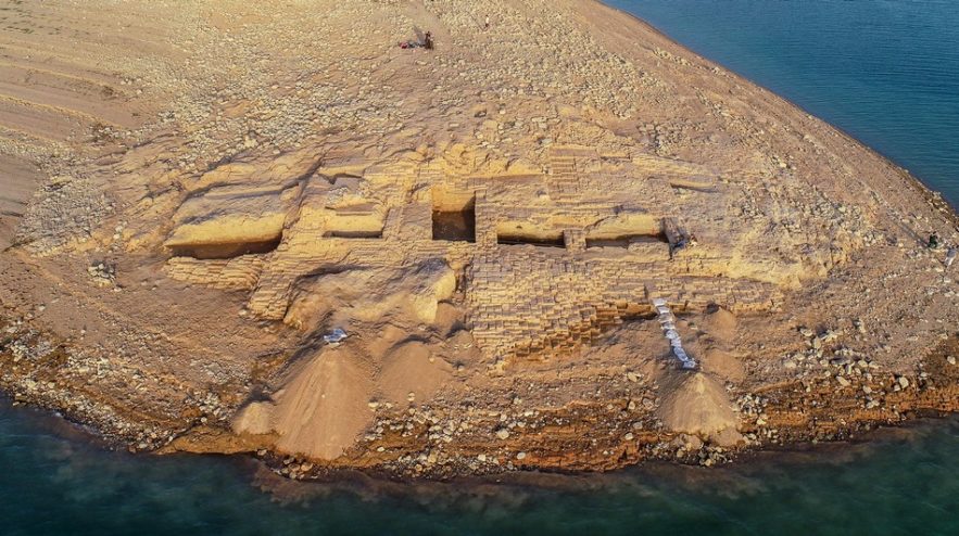 vue aerienne site