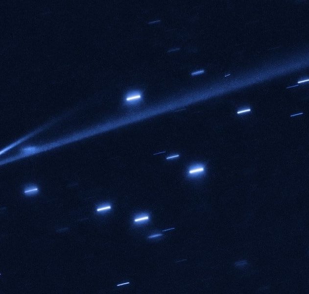 asteroide change couleurs
