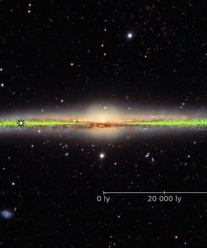 carte 3d galaxie