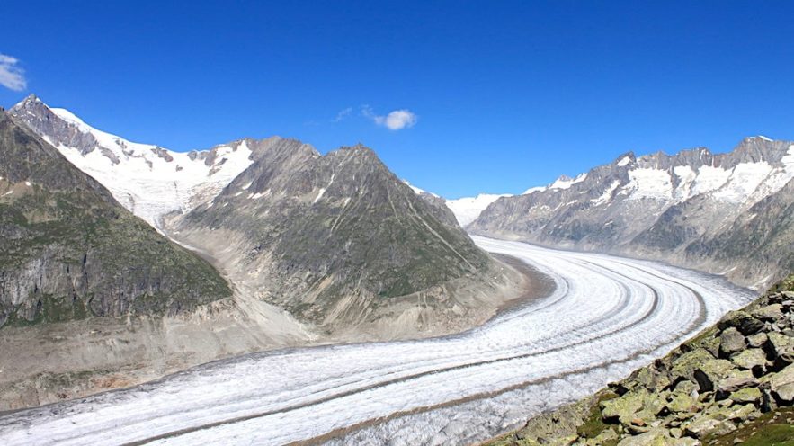 glaciers suisses fonte hausses temperatures aletsch