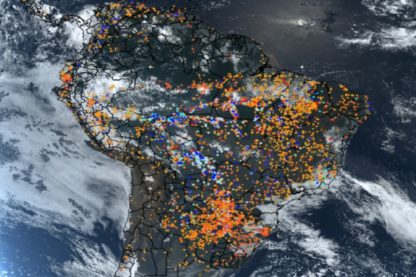 incendies amazonie espace