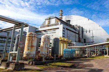 tchernobyl sarcophage beton demantelement