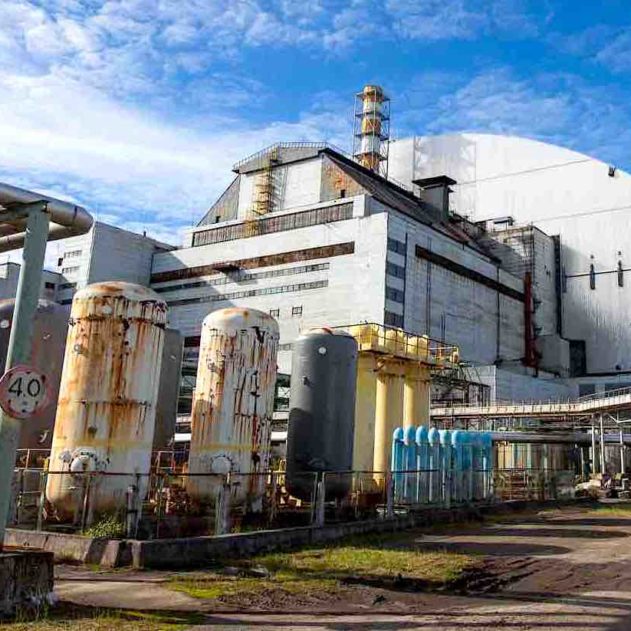 tchernobyl sarcophage beton demantelement