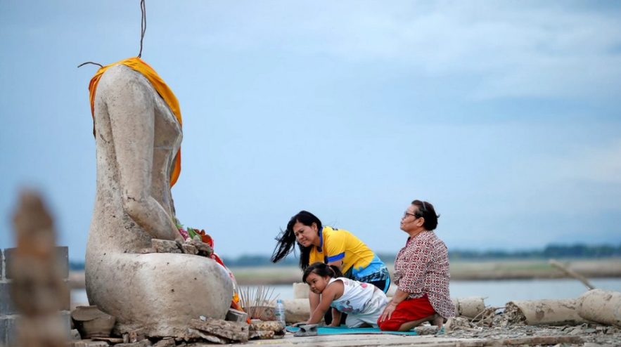 temple secheresse bouddha