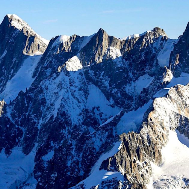 glacier mont blanc grandes jorasses effondrement imminent