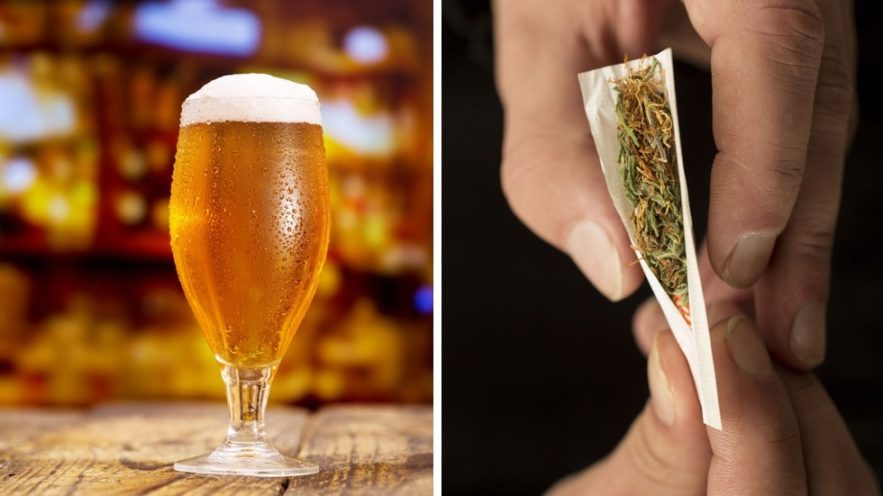 alcool cannabis