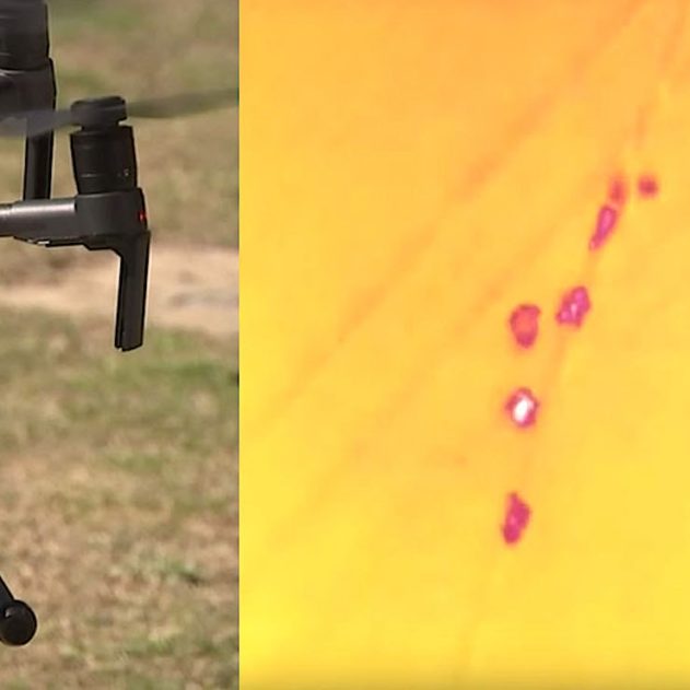 drone camera thermique retrouve enfant disparu
