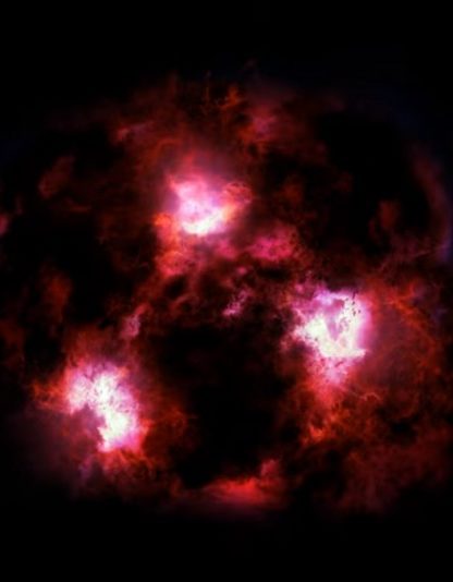 galaxie monstre galactique univers primitif formation etoiles