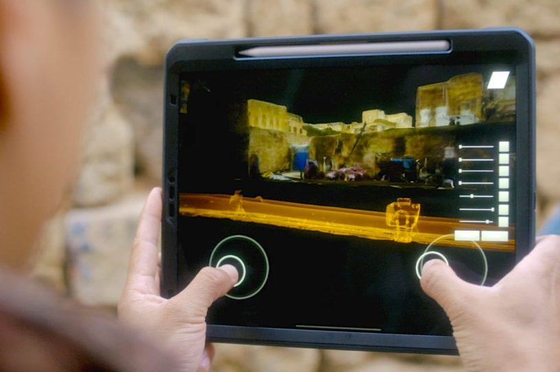 lidar utilisee decouverte tunnels forteresse templiers acre