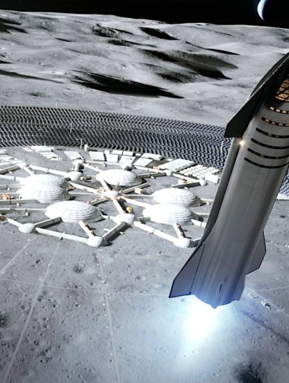 spacex starship atterrissage lune 2022
