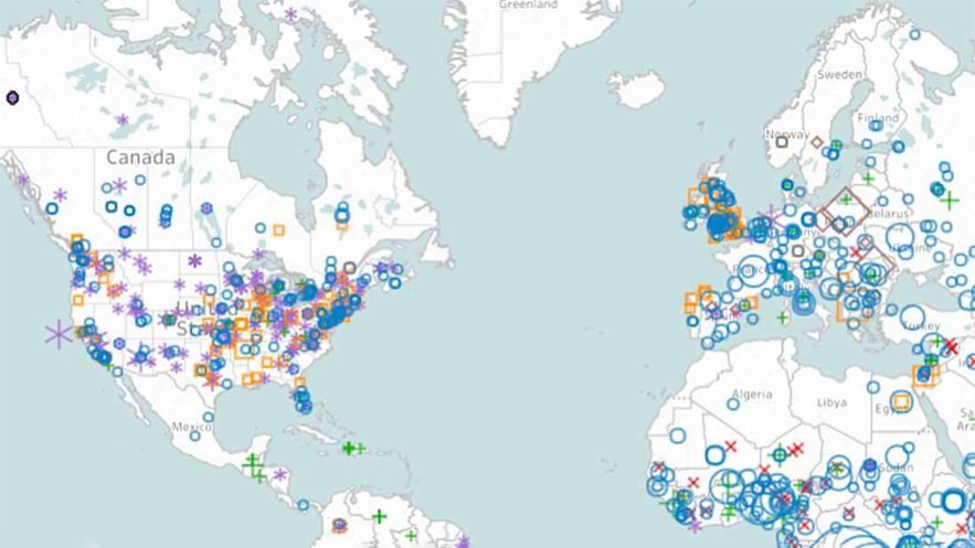 degats mouvements anti-vaccination carte