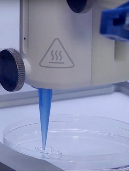 impression 3d peau artificielle vascularisee