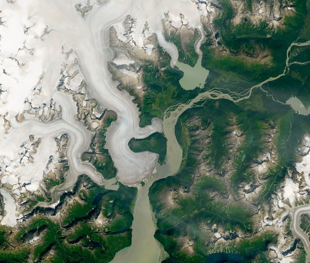 glacier retrait taku rechauffement climatique