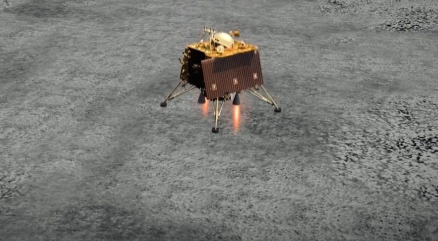 isro lune lunaire atterrissage sonde lunaire inde crash vikram