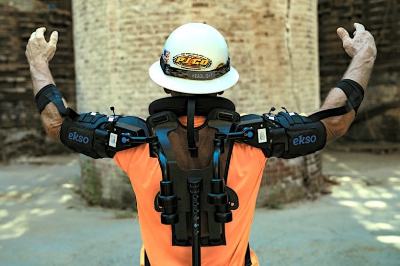 travailleur exosquelette eksobionics