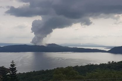 eruption taal