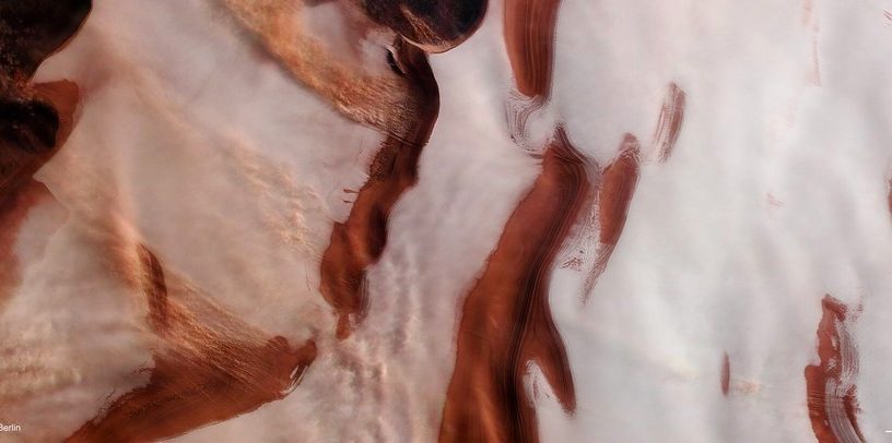 mars pole nord glace