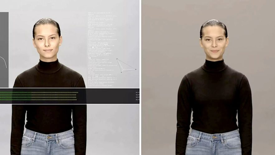 neon humain artificiel assistant virtuel ultra-realiste