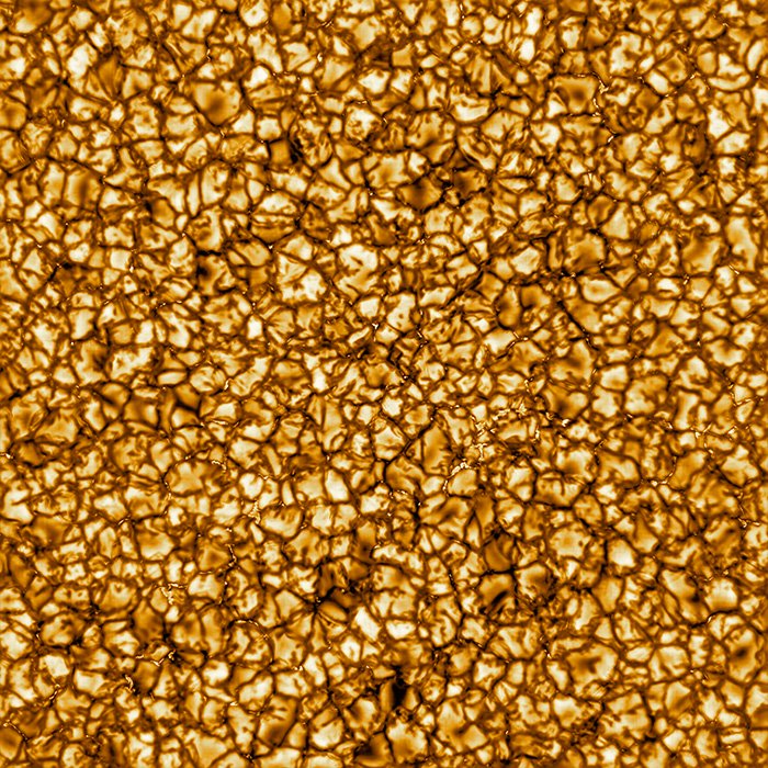 soleil surface solaire granules plasma