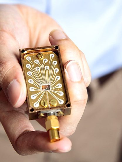 dispositif mesure haute frequence silicium qubit