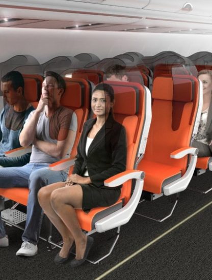 sièges avions distanciation sociale