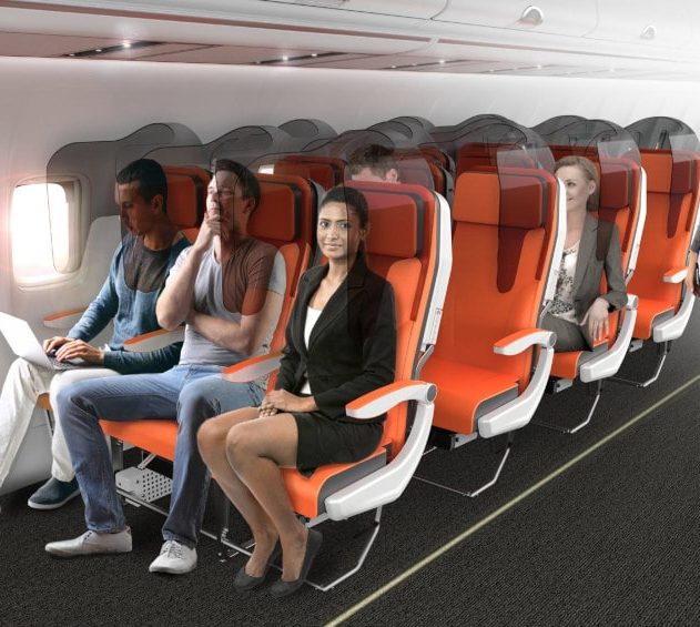 sièges avions distanciation sociale