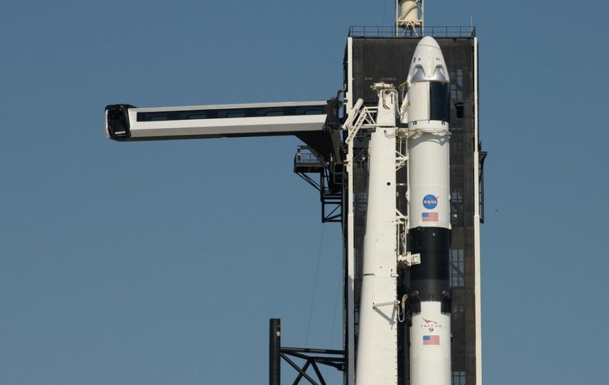 spacex crew dragon falcon 9 nasa iss