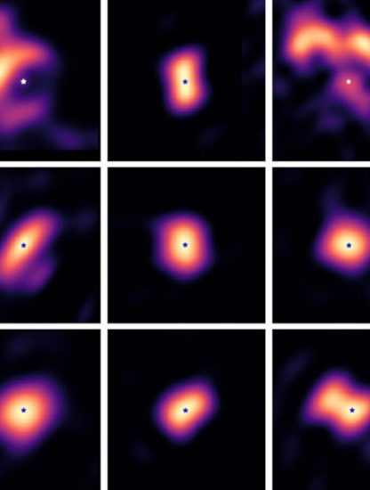 images disques formation planètes