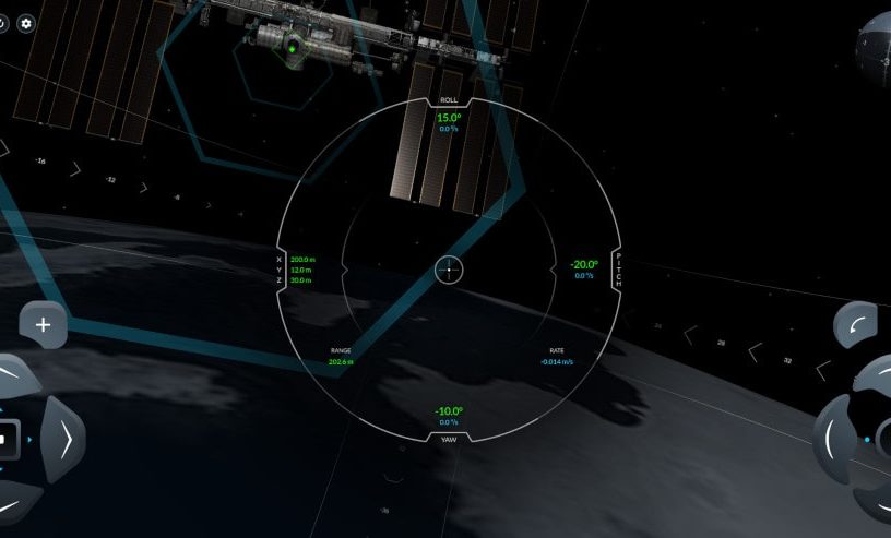 jeu simulateur Crew Dragon SpaceX