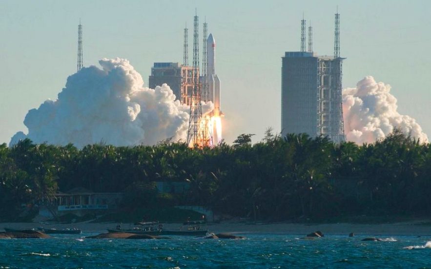 vaisseau spatial chinois station orbite terrestre basse
