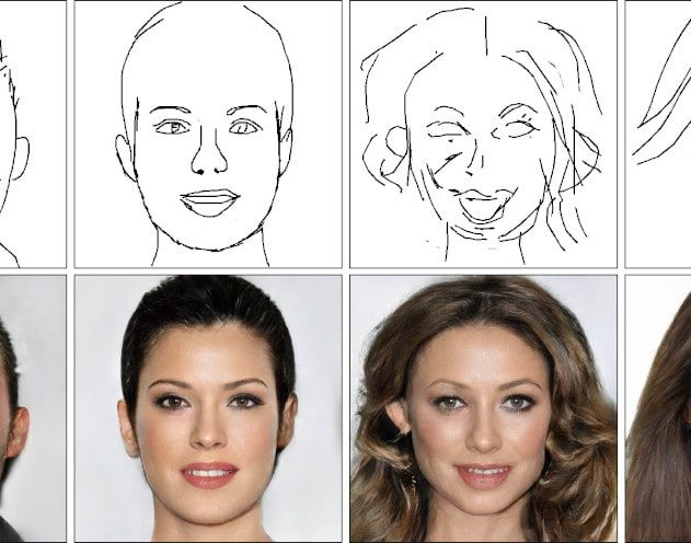 IA photo portrait dessin