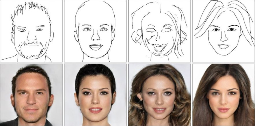 IA photo portrait dessin