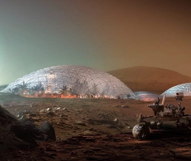 dome ville dubai mars martiene ville biodome concept architecte planete rouge