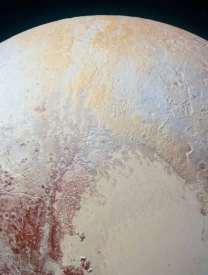 théories formation pluton océan glace