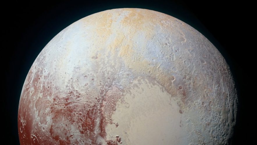 théories formation pluton océan glace