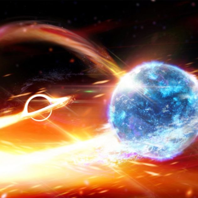 trou noir etoile neutrons ondes gravitationnelles