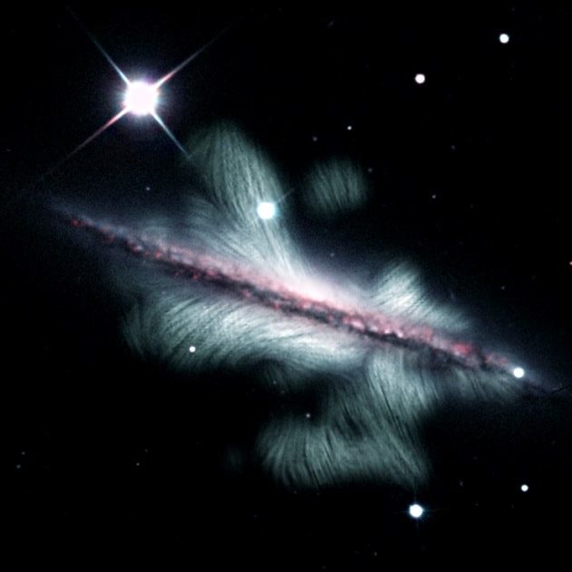 champ magnetique galaxie