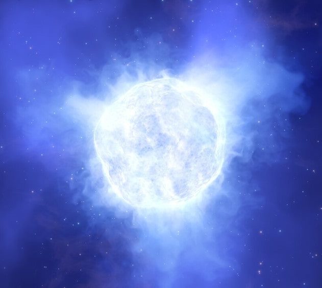 mystère disparition étoile massive