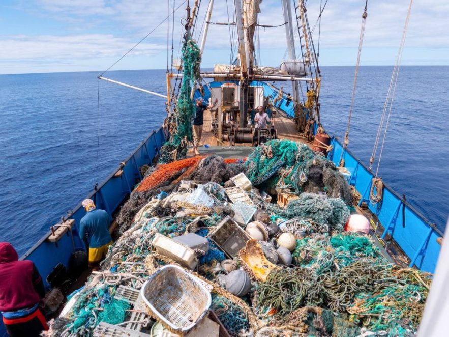 nettoyage déchets plastiques océan pacifique