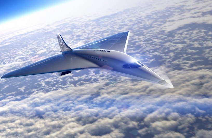 virgin galactic avion jet supersonique mach 3 concorde