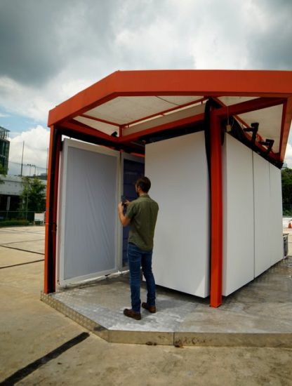 pavillon exterieur tube froid cold