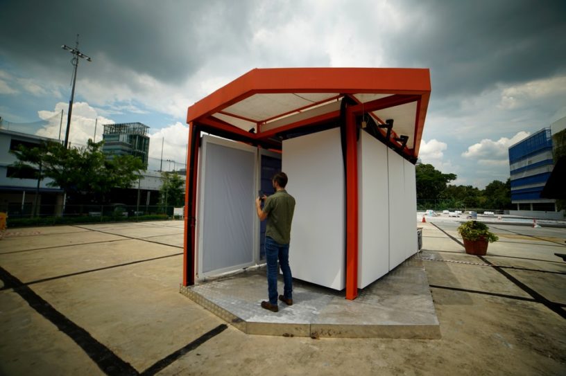 pavillon exterieur tube froid cold