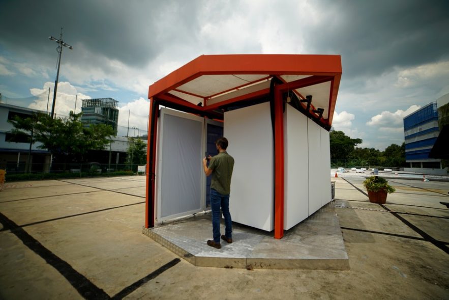 pavillon exterieur tube froid cold