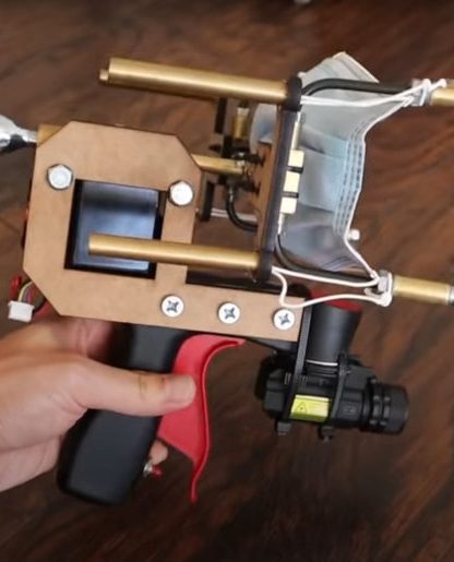 pistolet lanceur masques