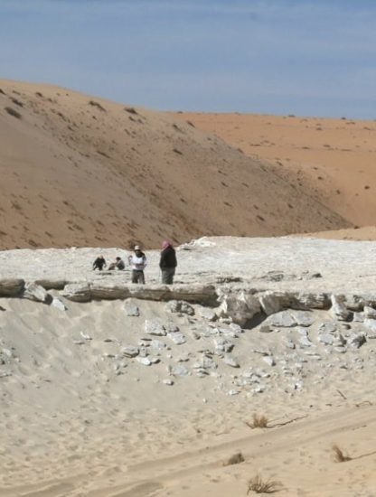 empreintes humaines pas fossilisées 120000 ans Arabi Saoudite