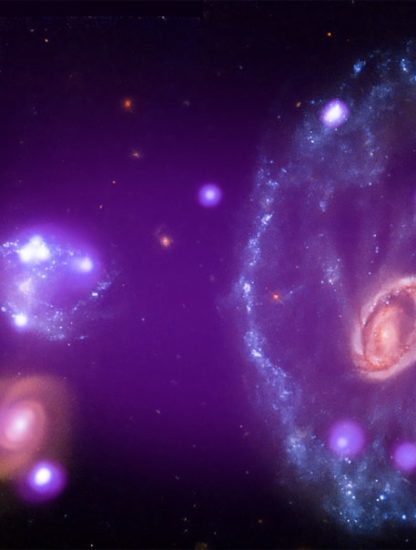 galaxie roue chariot nouvelles images chandra