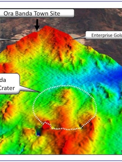 mineurs decouvrent cratere meteorite vieux 100 millions annees altitude ora banda