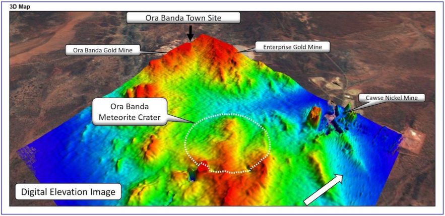 mineurs decouvrent cratere meteorite vieux 100 millions annees altitude ora banda