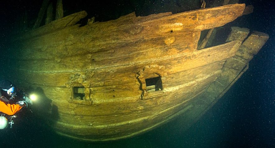navire 17e siecle etrangement bien conserve decouvert mer baltique